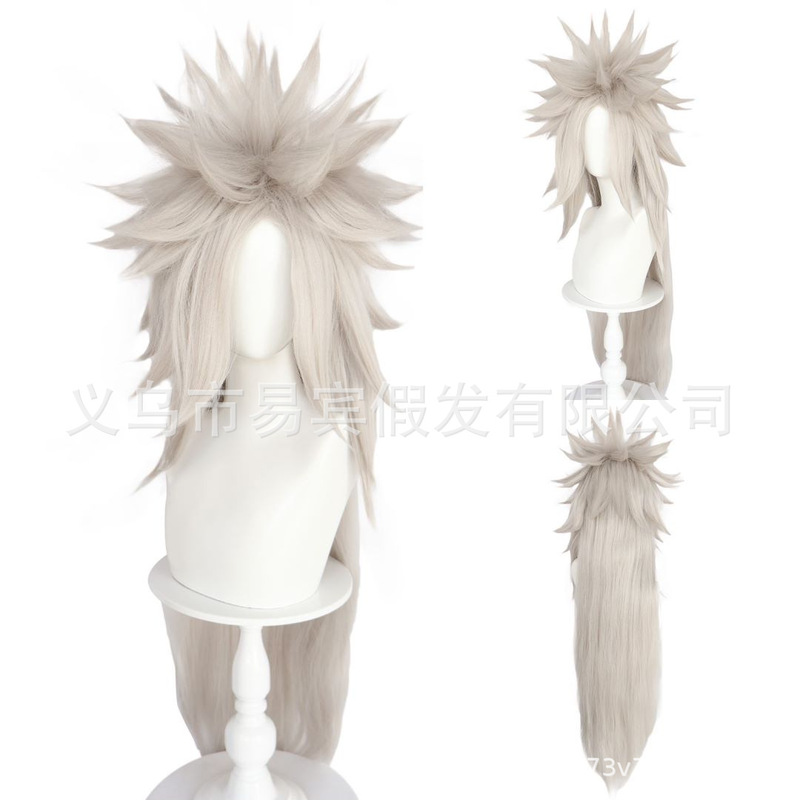Yi Bin Naruto Jiraiko also Jiraiya cos wig about 100cm rose net