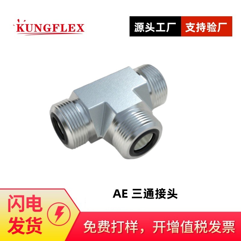 倍润公制外螺纹O型圈平面密封AE