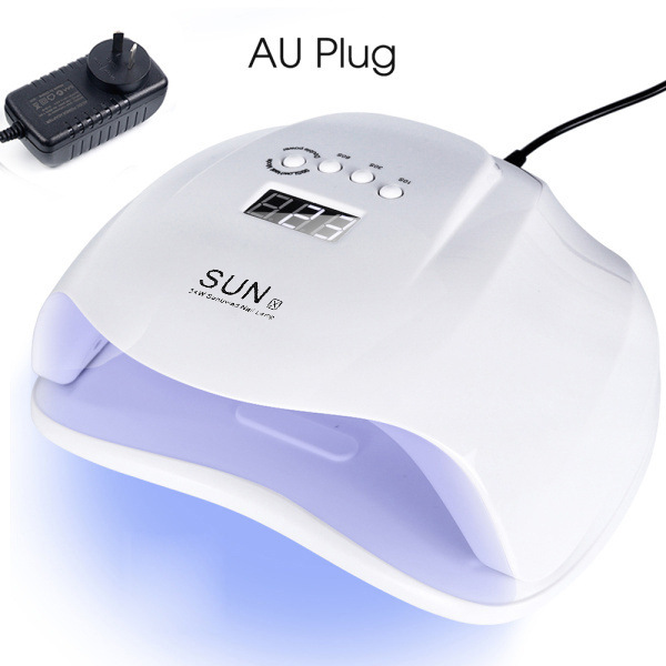 Lámpara de uñas de alta potencia, sensor inteligente, sincronización, fototerapia, máquina de uñas, lámpara de horneado de uñas LED, no máquina de uñas de mano negra