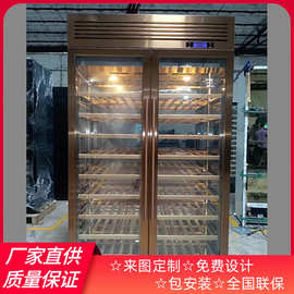 中餐厅 恒温恒湿红酒雪茄柜 雪茄醇化柜窖藏柜 设计效果图片