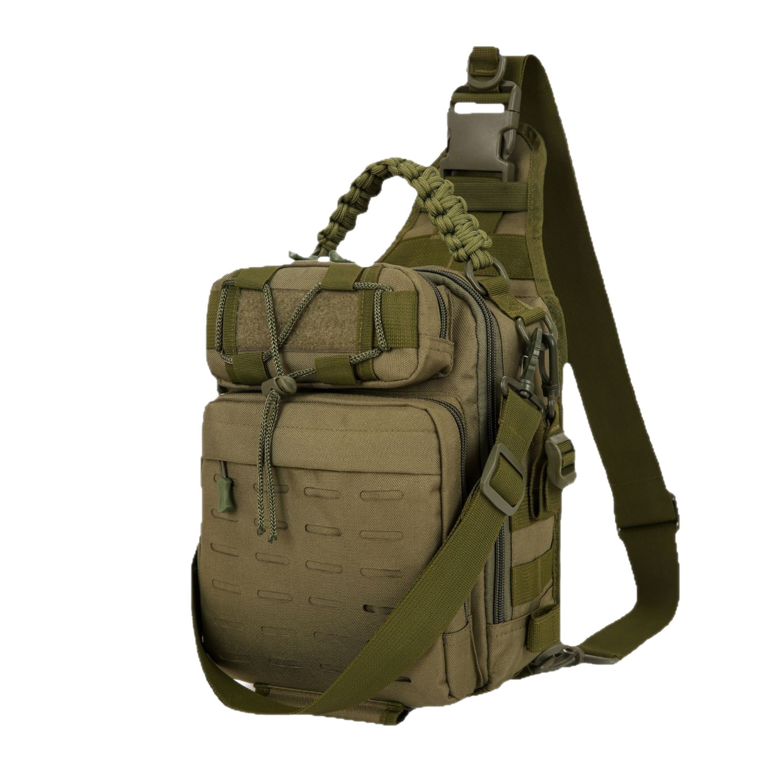 Bolso de Pecho Táctico para Hombre de Tela Oxford, Impermeable y Transpirable para Deportes al Aire Libre