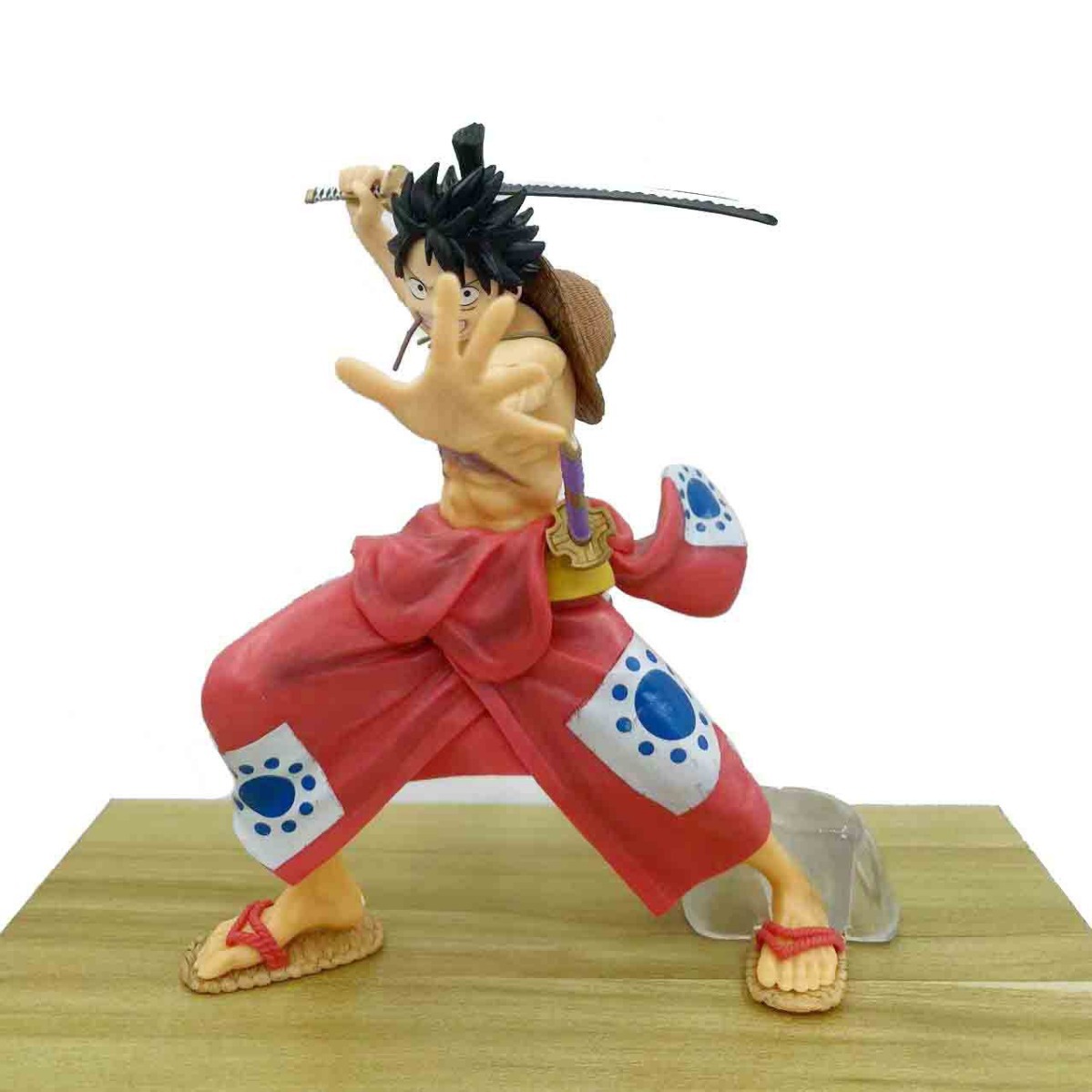 Una pieza fuego boxeo luffy gran boxeo luffy serie anime modelo decoración estatua hecha a mano al por mayor
