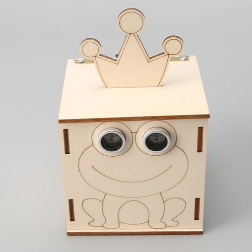 Science and technology small production sensor trash can primary and secondary school students scientific experiment puzzle creative invention handmade diy