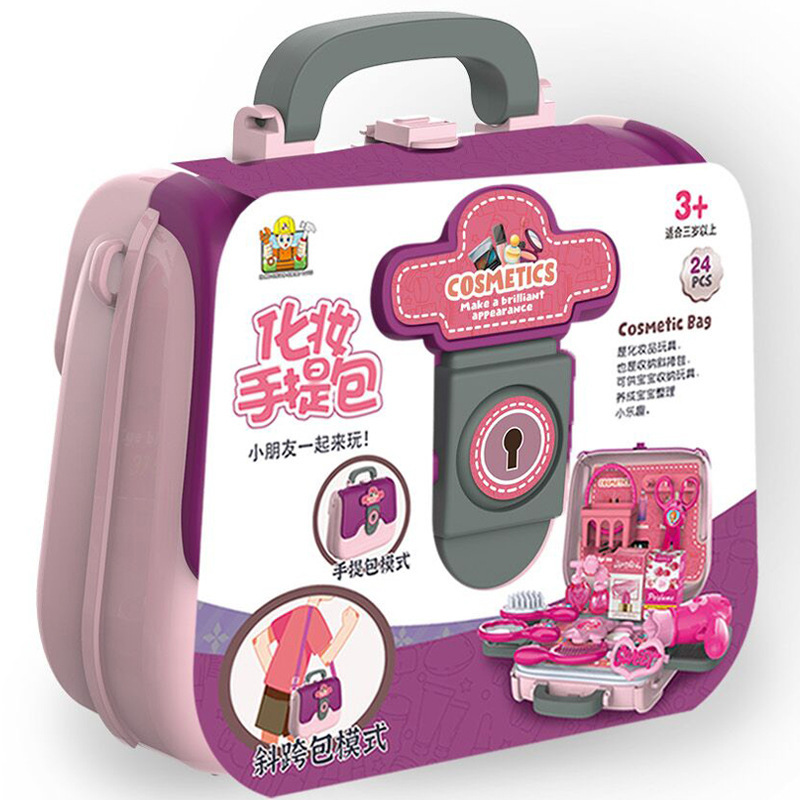 Juguetes para niños, niñas, niños, bolsos, maquillaje, caja de herramientas, regalo de cumpleaños de 3 años