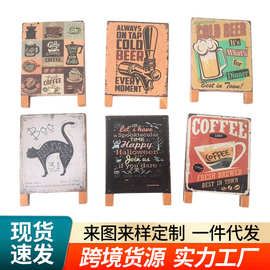 跨境亚马逊木质DIY手工浪漫小摆件精美卡片展示夹创意甜品名片夹