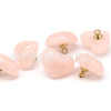 Color jelly peach heart buttons, tall pearl love button fashion shirt, small incense button, spot wholesale