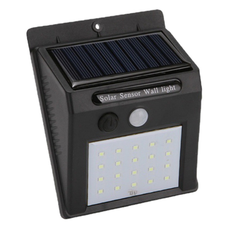 Amazon nuevo 212led lámpara de jardín solar lámpara de inducción del cuerpo humano al aire libre 100led paisaje lámpara de pared lámpara de calle