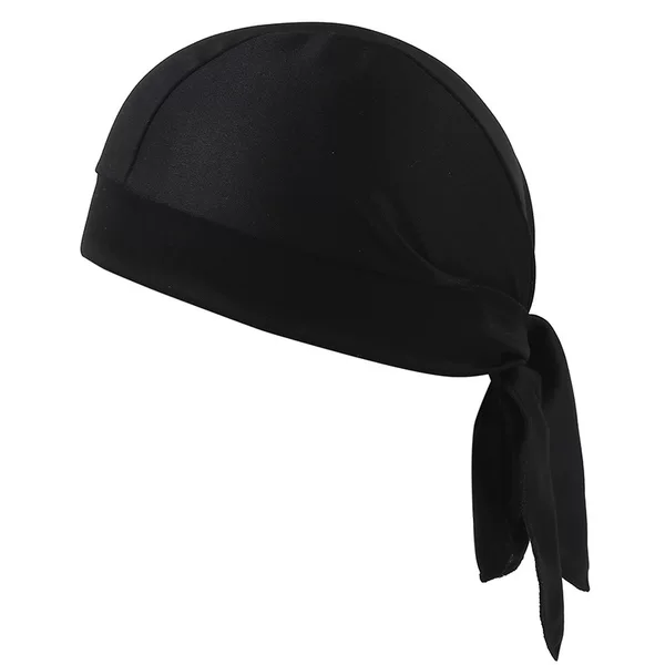 New Fashion Four Seasons Quick-drying Outdoor Sports Elastic Pirate Hat Men's and Women's Fitness Running Headband Hat