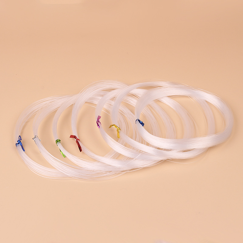 Bulk Fishing Line, Factory Direct Sales, Anti-Bite Fishing Rubber Thread, Transparent Line, Strong Bulk Fishing Line for DIY Crafts