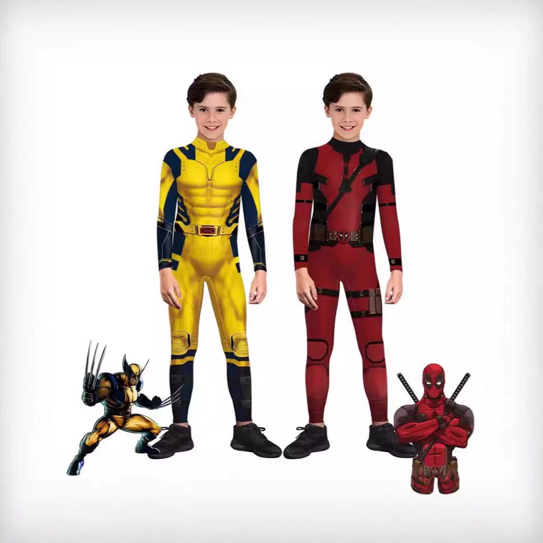 Коллекция костюмов на Хэллоуин Wolverine Deadpool 3 cosiay кросс-бордер костюмы колготки кросс-бордер волк дядя костюм