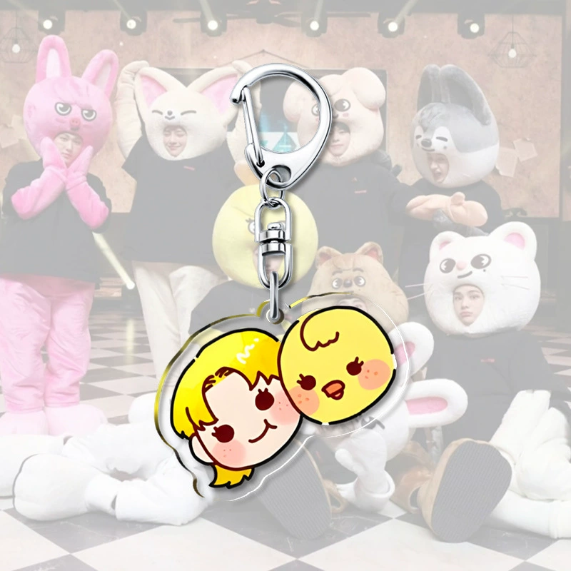 Acrylic keychain, doll, cartoon pendant