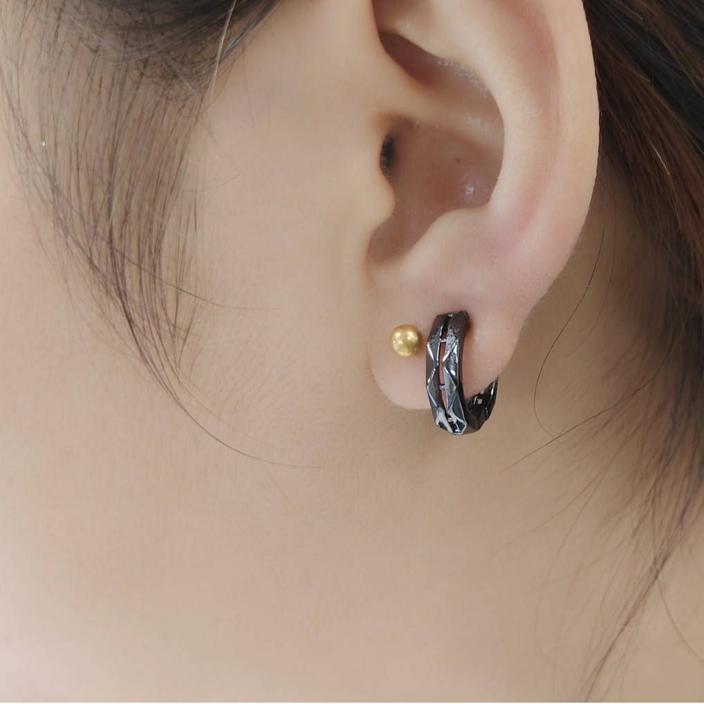 Men's Non-pierced Geometric Earrings Trendy Diamond Shaped Jewellery_voghion.com