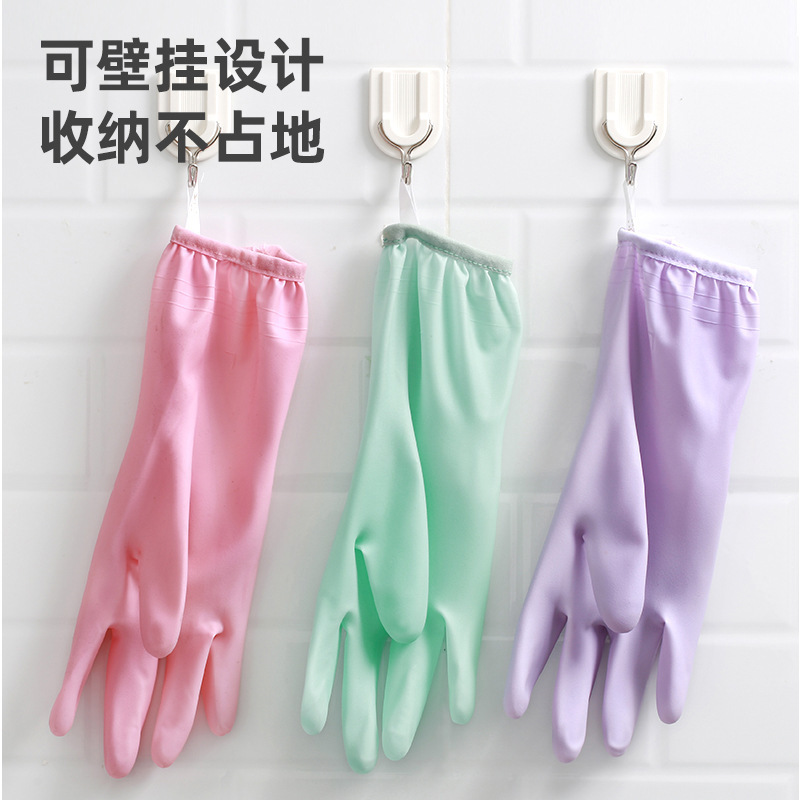 Guantes de lavado de platos domésticos especiales para mujeres limpias impermeables para lavar ropa cocina doméstica guantes de goma de verano para cepillar platos