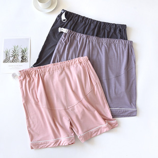 Summer Pregnant Women's Pajama Pants Modal Adjustable Shorts Pregnancy Spring and Autumn Thin Abdominal Pants Large Size Loose Home Pants