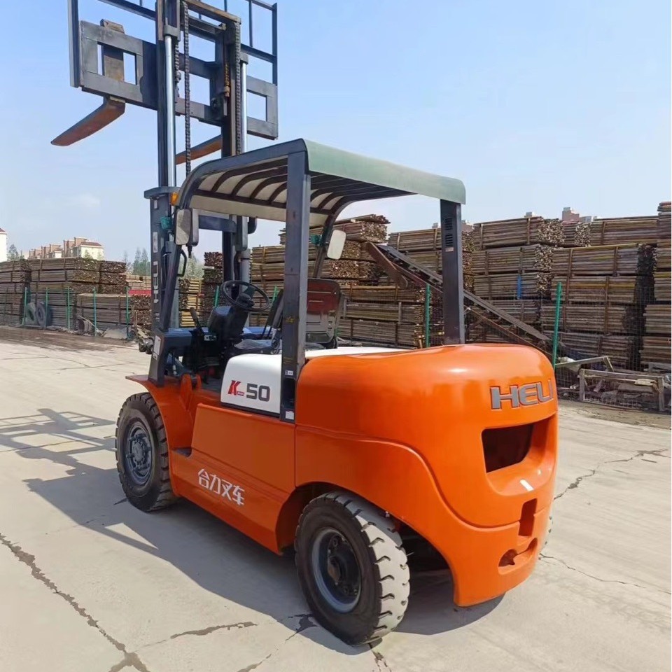 Shanghai para exportación de carretillas elevadoras de segunda mano 345678910 tonelaje completo