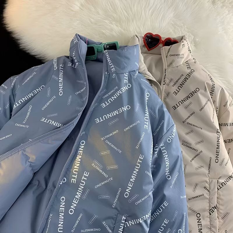 Spring and Autumn jacket double-sided American jacket men's cotton-padded jacket men's winter thickened down cotton-padded jacket teenagers Spring and Autumn jacket double-sided American jacket men's cotton-padded jacket men's winter thickened down cotton-padded jacket teenagers