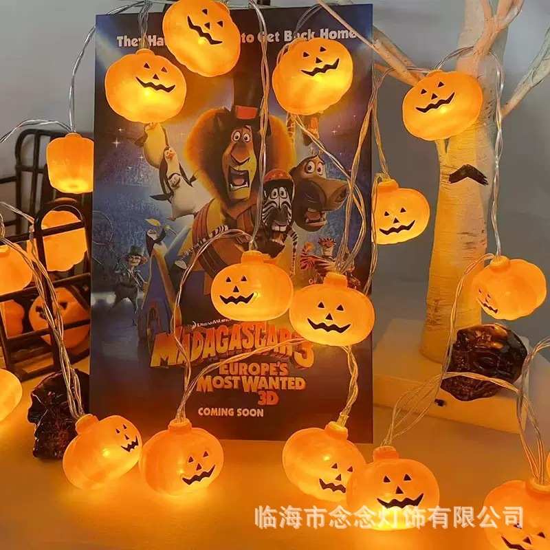 点滅カボチャハロウィン装飾電池ボックス小さなカラフルなライト防水ストリングライトアレンジメント星がいっぱいのゴーストフェスティバル LED ストリングライト|undefined
