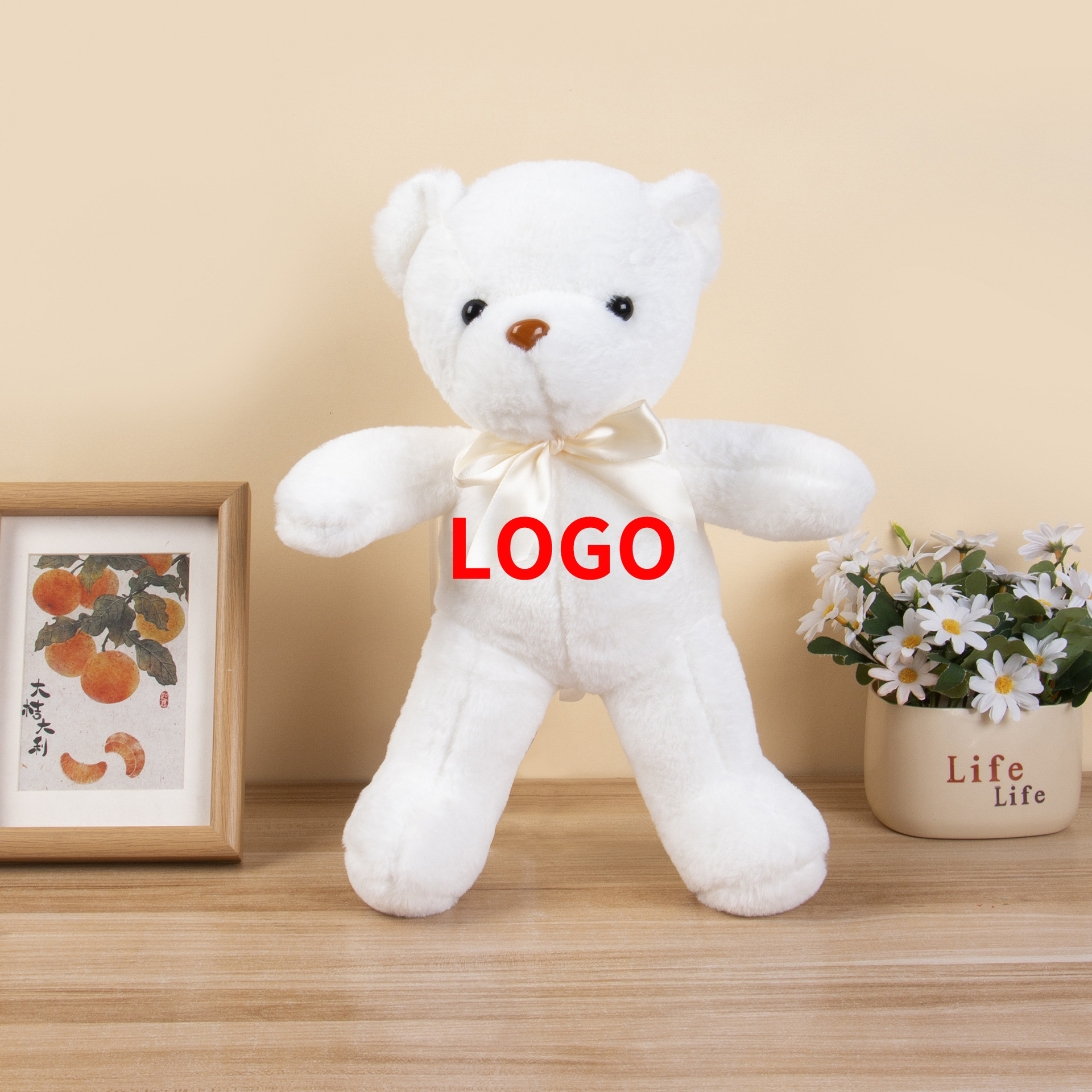 Diez colores osos de peluche juguetes coloridos osos de peluche boda arrojar 8 pulgadas muñecas agarrar muñecas regalos para niños al por mayor