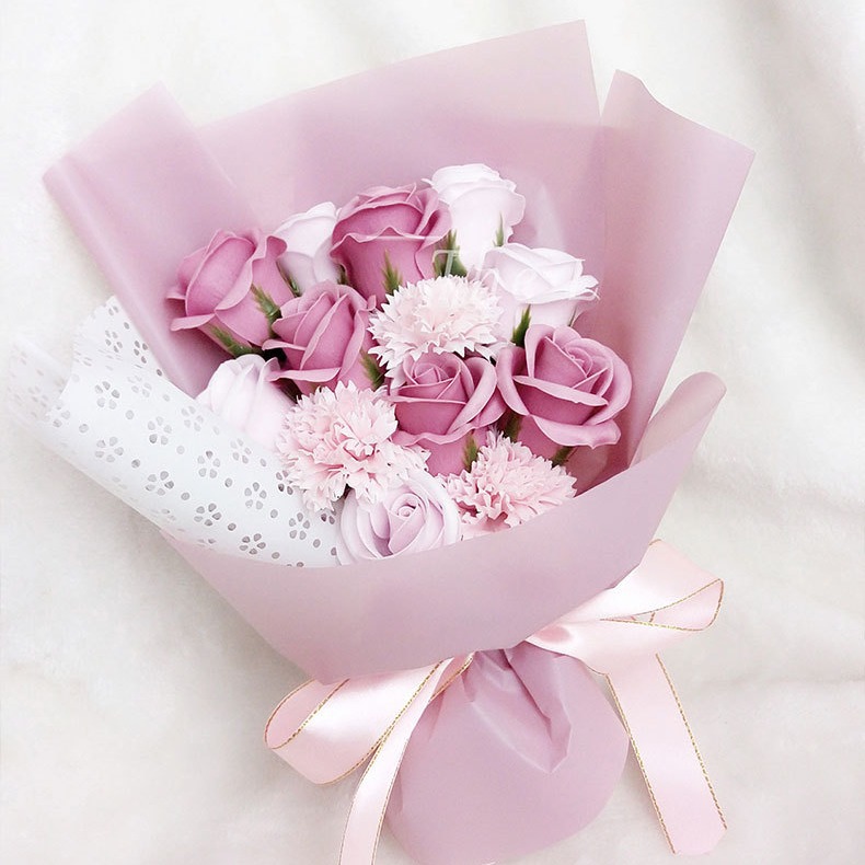 Li Zhiran Papel mate monocromático Papel impermeable Papel de embalaje de ramo Papel de embalaje de flores al por mayor en stock