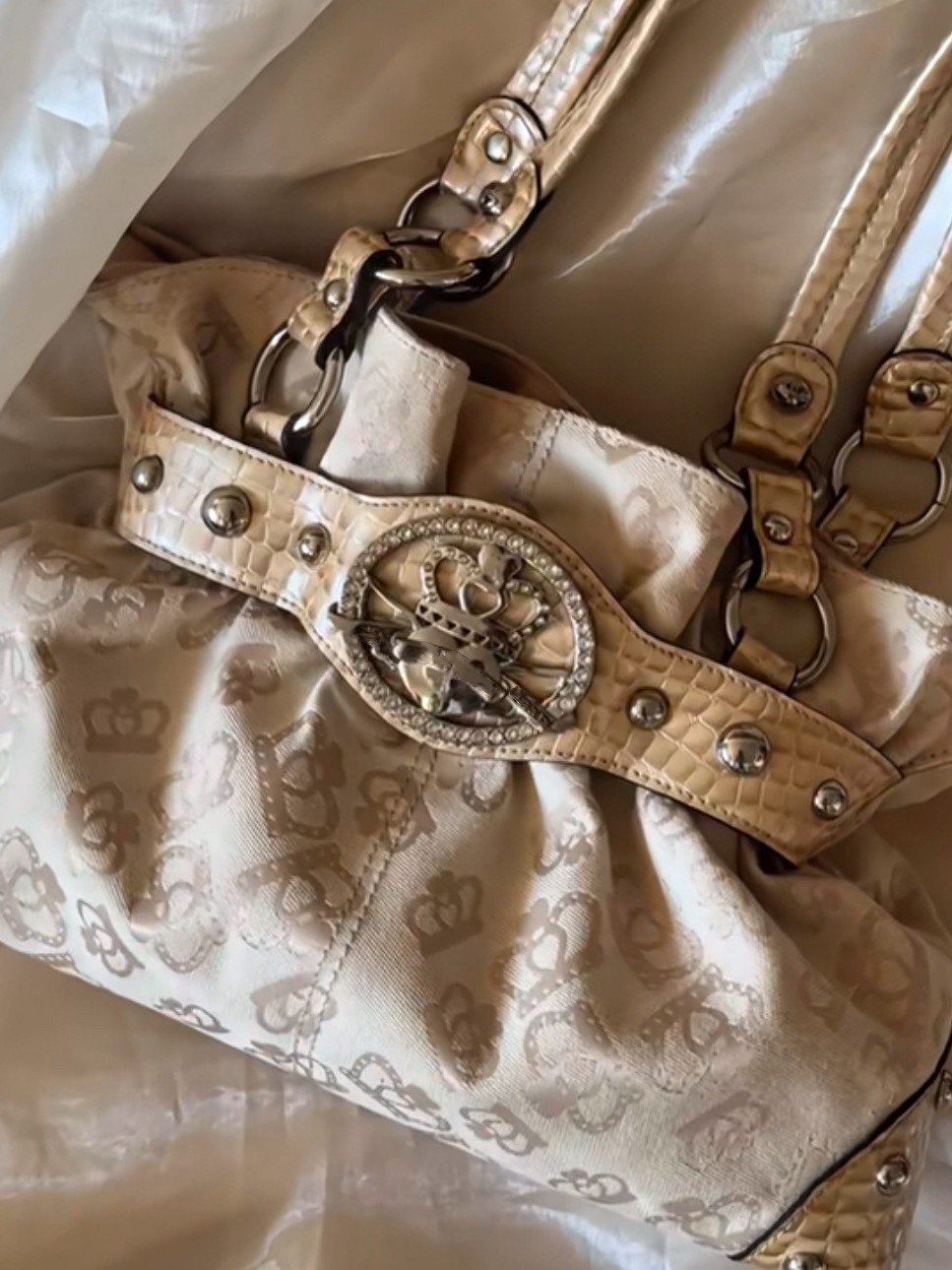 Retro universal high quality capacious one-shoulder bag