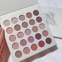 Capel 25-Color Cream Elf Eyeshadow Palette HOLD Earthy Pearlescent Matte High-Gloss Sequins Cement Eyeshadow Palette