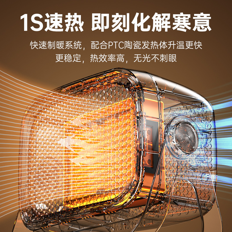 暖风机家用小型办公室卧室可挂小太阳迷你取暖器暖风机|undefined