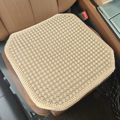 Cool pad: Car Seat Cushion Imitation - moonlight-rice-resin-jade-large-bead-square-mathand-hook-edge