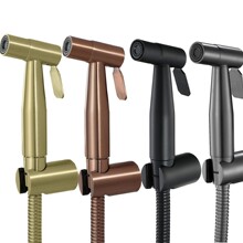 304不锈钢妇洗器喷枪套装增压喷头免打孔马桶冲洗器开平水暖五金