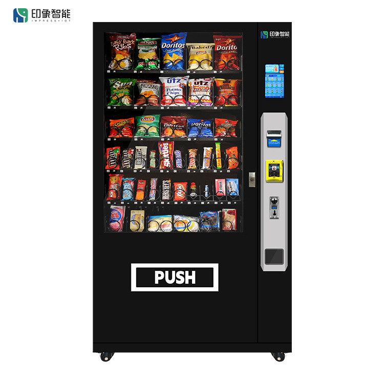 60 canales de carga, refrigerantes, bebidas, bocadillos, máquinas expendedoras no tripuladas, tarjetas de crédito, monedas, exportación de comercio exterior, máquinas expendedoras transfronterizas