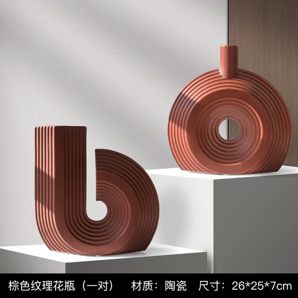Brown vase one -to -2181