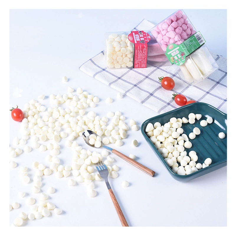 Пребиотический йогурт фруктовые и овощные растворимые бобы Детские мультивкусные молочные бобы йогурт фруктовые закуски растворимые бобы в бутылках оптом