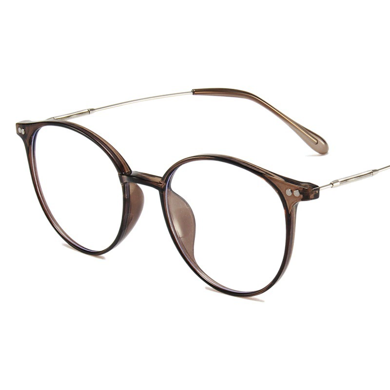 2022 Новые легкие Женские Простые очки в стиле ретро, овальная оправа для рисовых ногтей, корейские очки с защитой от синего цвета