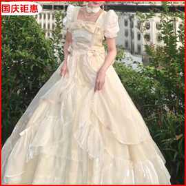 七月樱【呜呼】洛丽塔正版原创lolita连衣裙生日礼服花嫁裙大长裙