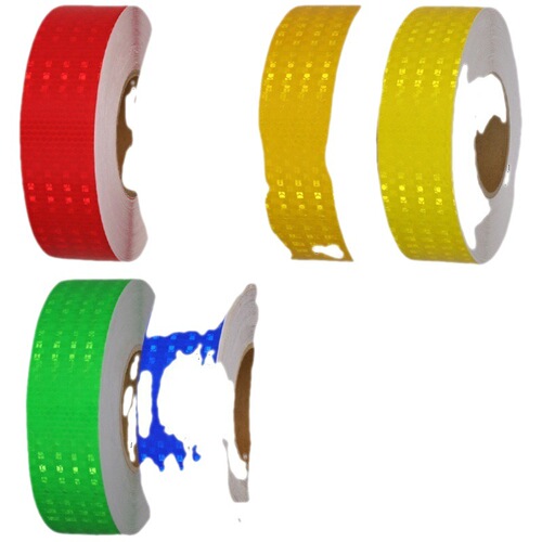 Reflective 5/10cm traffic posts anti-collision reflective stickers with glow-in-the-dark high-brightness posts, fluorescent reflective film warning strips