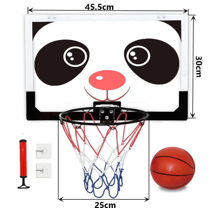 children Foldable Basketball box Shooting frame Basketball board household Punch holes indoor Wall mounted Toys Backboard Hooks