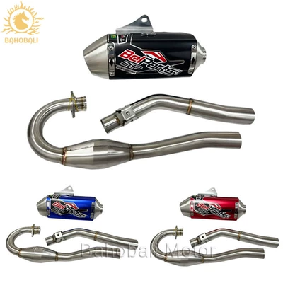 Crf230F Motorcycle Exhaust Pipe Modification Stainless Steel Front Muffler Non-Destructive Installation 2003-2019