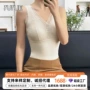 v领定制法式蚕丝背心