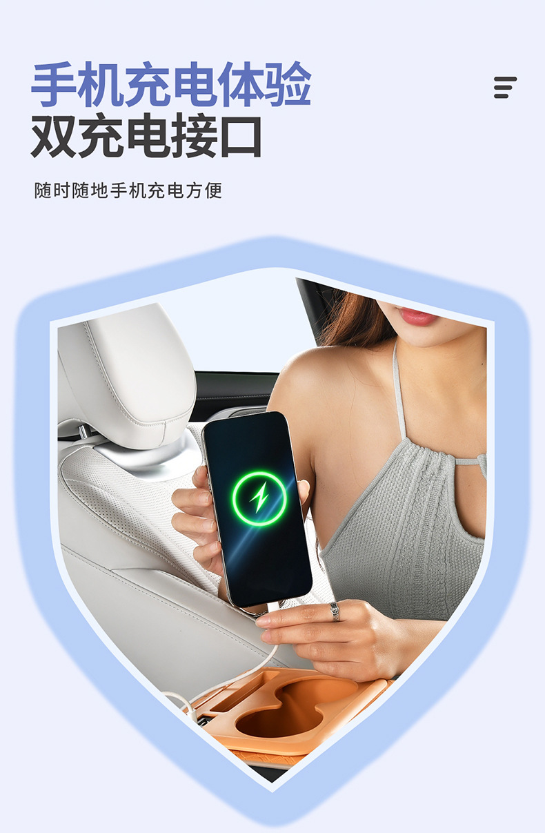 2026 Hot-Selling Car-Mounted Starry Sky Armrest Box Mat with Ambient Light, Height-Increasing Pad, Storage Box with Glow-In-The-Dark Strip, Car Accessories