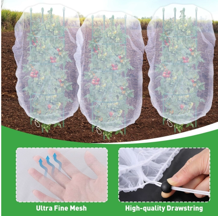 Сетка от насекомых для трансграничной торговли на Amazon, москитная сетка, специальная сетка-фильтр на шнурке для низких кустарников, защитная сетка на шнурке