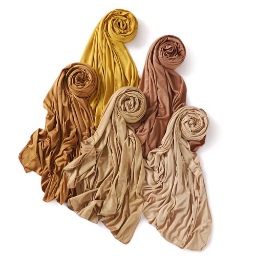 56-color solid color modal scarf small size single color sweat fabric headscarf silk-like cotton scarf Malaysia headscarf