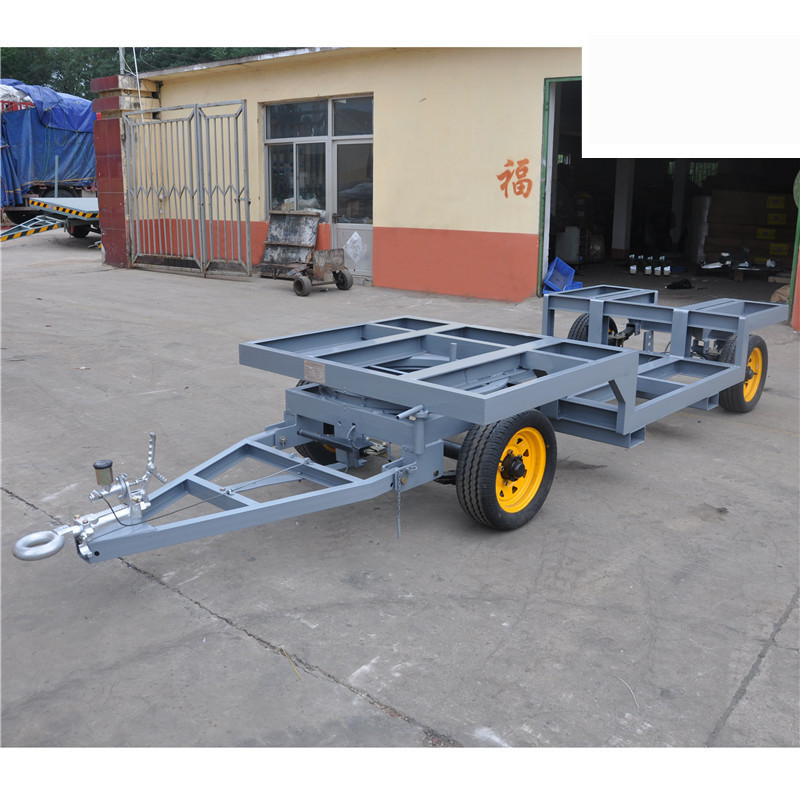 4吨骨架拖车 可转向高低板机组转运拖车 发电机组拖车 雾炮拖车
