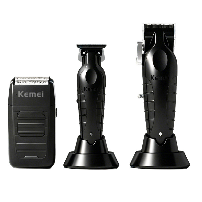 Kemei Kemei Barber Salon especial S9 transfronterizo explosivo conjunto de tijeras eléctricas de afeitar corte de pelo clip de pelo