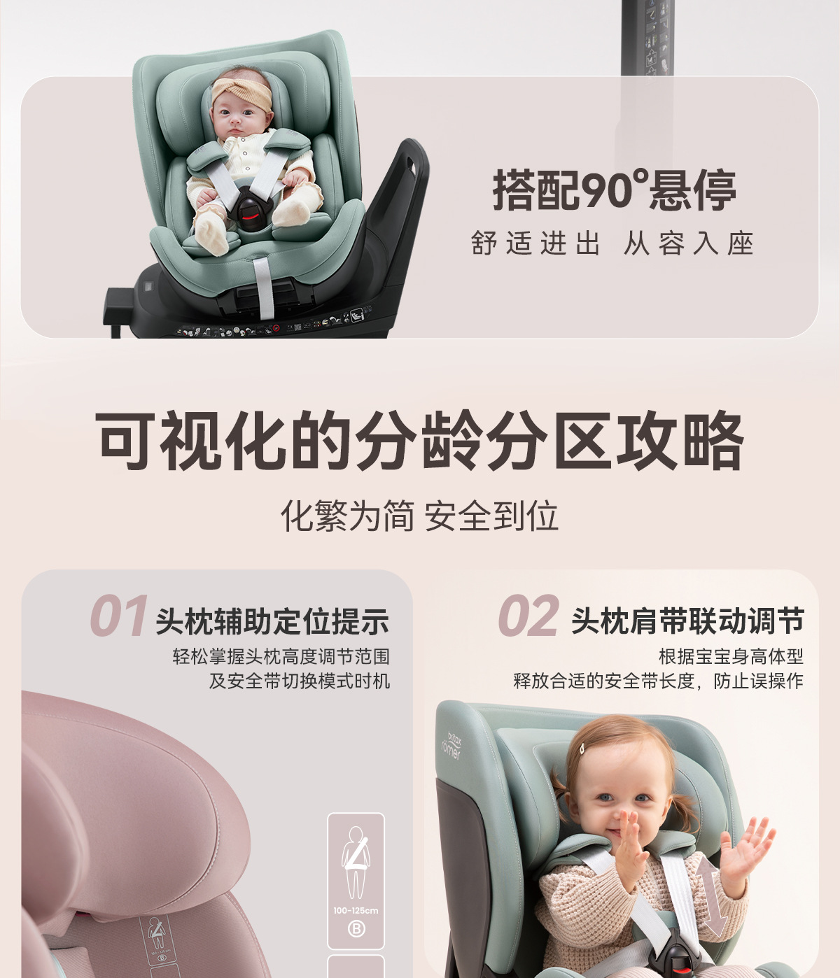 [Brand Source] Baode | Suitable for Growing Riders, Children's Car Safety Seats 0-7 Years Old, I-Size New National Standard