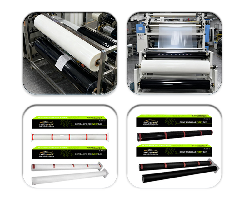 Cross-Border Supply of Automotive Paint Protective Film Self-Healing Transparent Matte Bright Black Protective Film High Quality Tpu Ppf