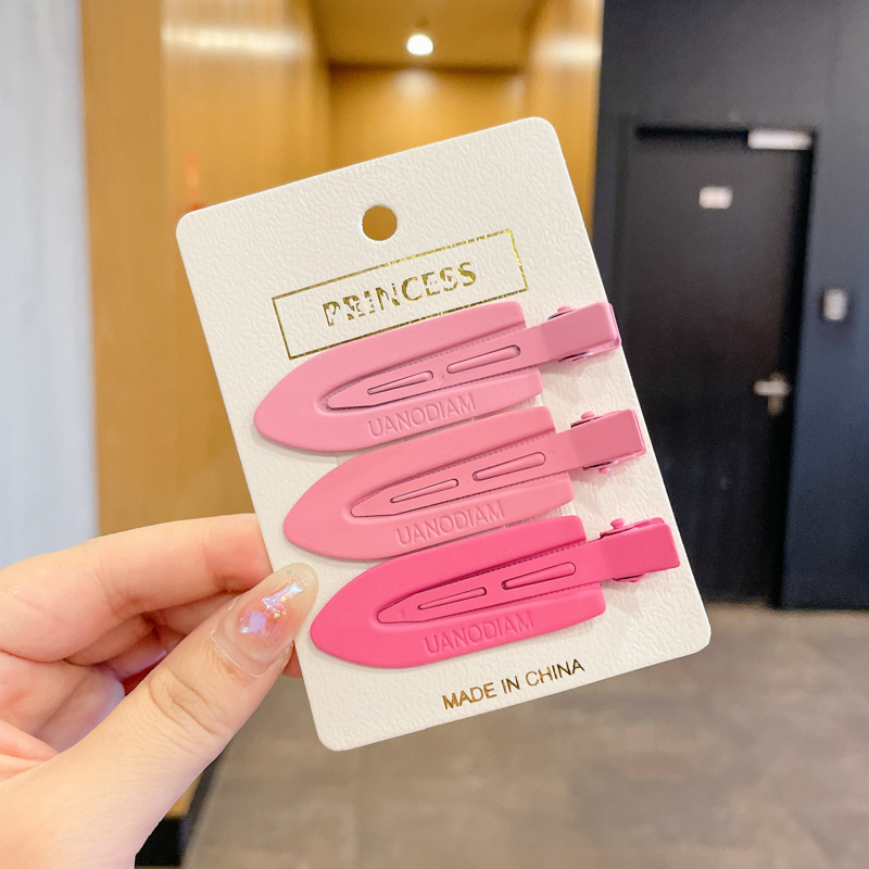 ネット赤洗顔化粧髪クリップ無痕髪カード砕髪前髪クリップサイドクリップ女性韓国アヒル口クリップ一字クリップ