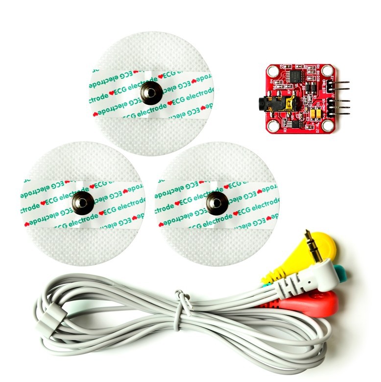 肌肉电模拟信号传感器采集 duino生物电子电路EMG开发套件
