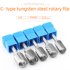 Hardened alloy tungsten carbide rotating file grinding head metal stainless steel rotating file milling cutter file grinding head electric sharpener