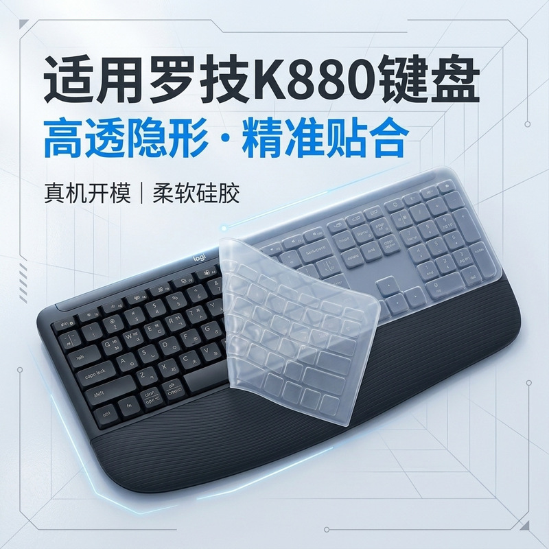 Suitable for Logitech series K75M/98M/120//845/835/848/375/390/380 keyboard protective film Suitable for Logitech series K75M/98M/120//845/835/848/375/390/380 keyboard protective film