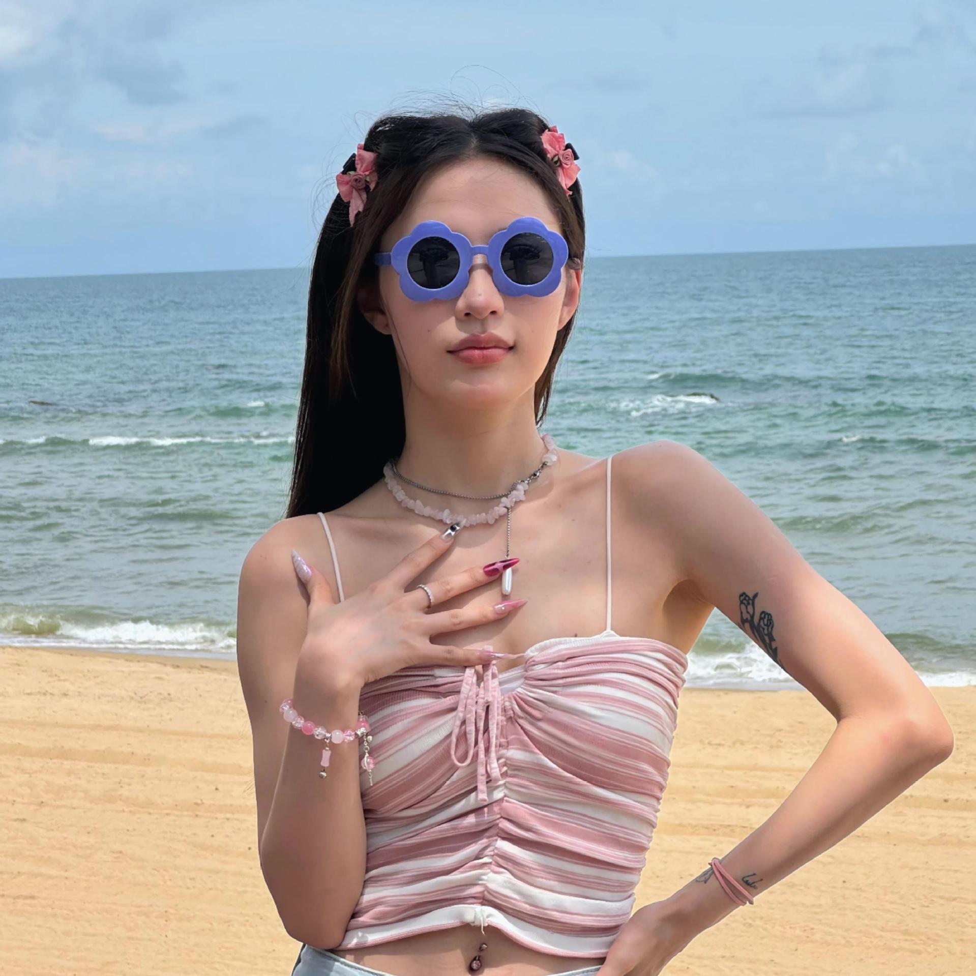 Gafas de Fiesta con Temática Hawaiana, ABS, Divertido, Decorativo, para Fiestas en la Playa y Festivales de Música