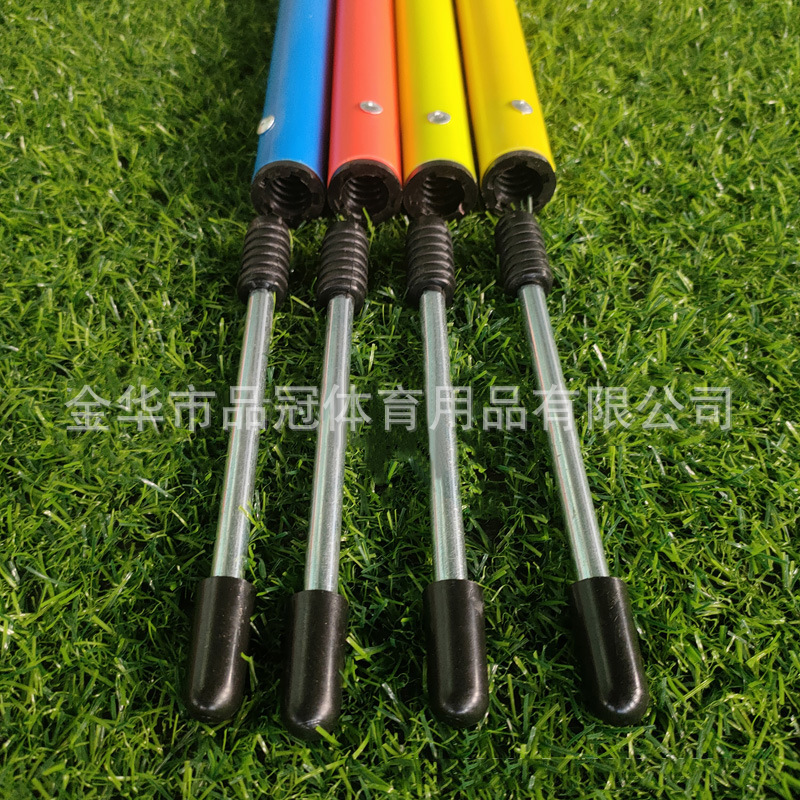 Marque de poste, fútbol, entrenamiento de fútbol, barra de tierra, barra de entrenamiento de bandera de 1,5 m, barra de advertencia de obstáculo